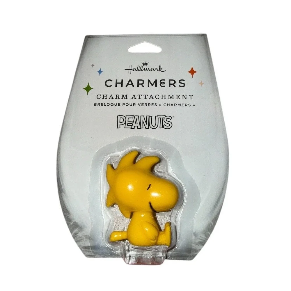 Hallmark Hallmark Woodstock Charmers Attachment for Stemless Wine Glass‎ Yellow
